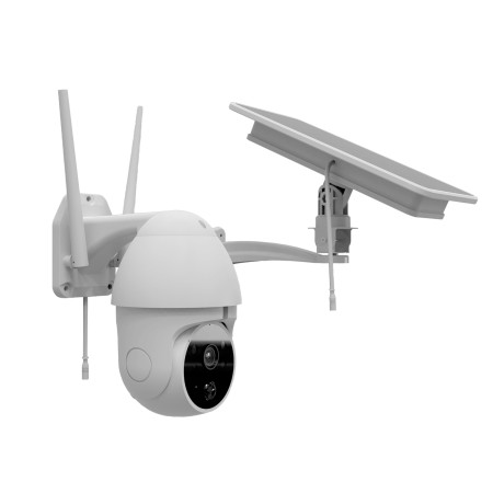 Cámara ip motorizada vigilancia solar batería  phoenix sentry ev full hd wifi detección movimiento audio dual app tuya smart