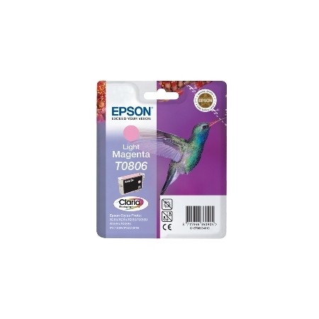 Cartucho tinta epson t0806 magenta claro 7.4ml stylus photo r265 -  360 -  rx560 -  colibri