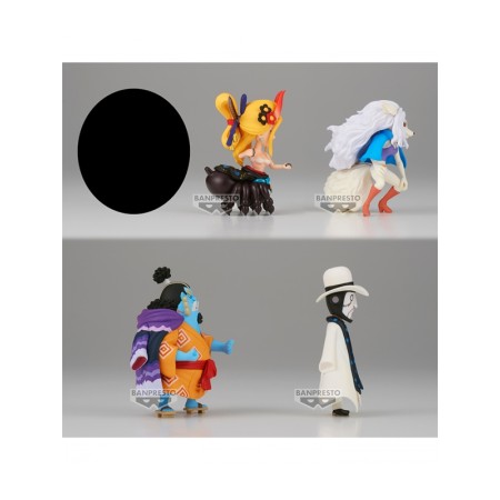 Figura banpresto one piece world collectable wanokuni onigashima 6 unidad aleatoria