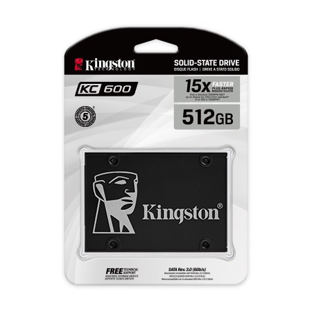 Disco duro interno ssd kingston kc600 512gb 2.5 pulgadas sata 6gb - s