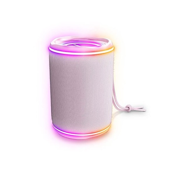 Altavoz energy sistem urban box supernova rosa - resistente al agua - 16w - tws - bluetooth 5.1 - rgb