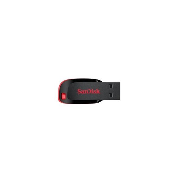 Memoria usb 2.0 sandisk 32gb cruzer blade rojo