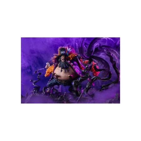 Figura tamashii nations marshall d. teach - kurouzu -  extra battle 24 cm one piece figuarts zero