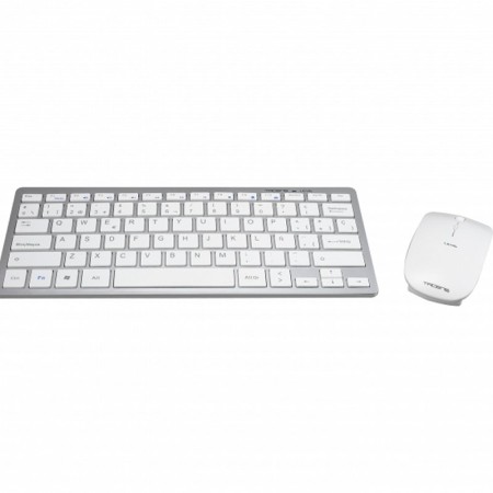 Kit teclado + raton inalambrico tacens levis usb blanco 6leviscombov2