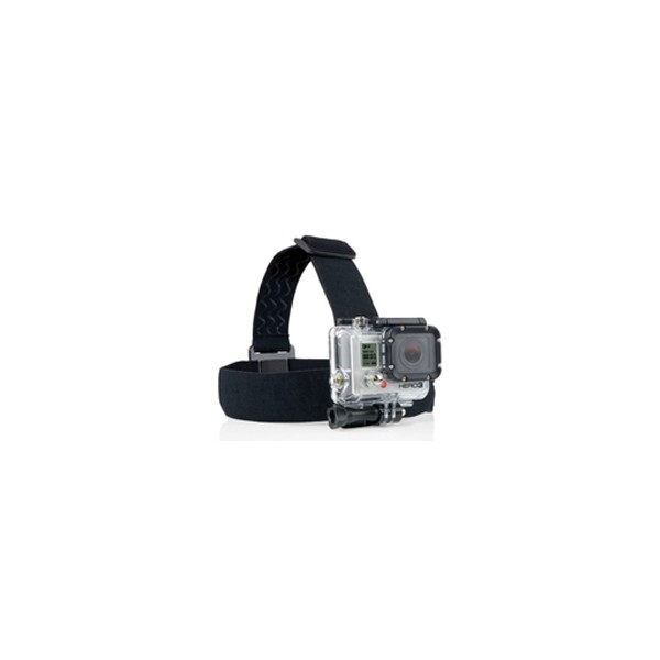 Soporte - correa para la cabeza ajustable phoenix para camaras sport & gopro hero 4 - 3+ - 3 - 2 - 1 de color negro con antidesl