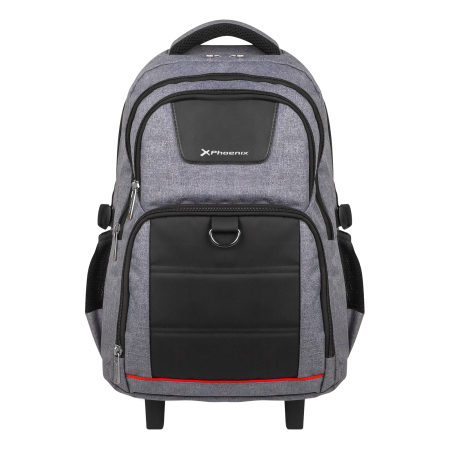 Mochila con ruedas trolley phoenix discovery g para portátil 17 pulgadas gris