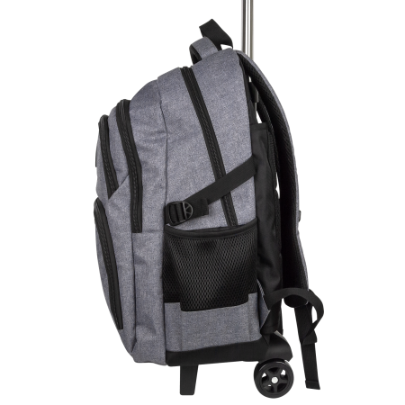 Mochila con ruedas trolley phoenix discovery g para portátil 17 pulgadas gris