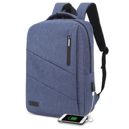Mochila subblim city backpack para portatil 15.6 pulgadas azul