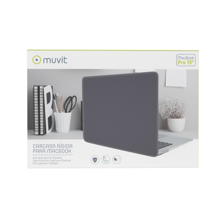 Funda muvit para apple macbook pro 13 pulgadas negra