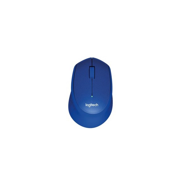 Mouse raton logitech m330 optico wireless inalambrico silent plus azul