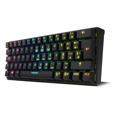 Teclado mini krom gaming kluster rgb wireless