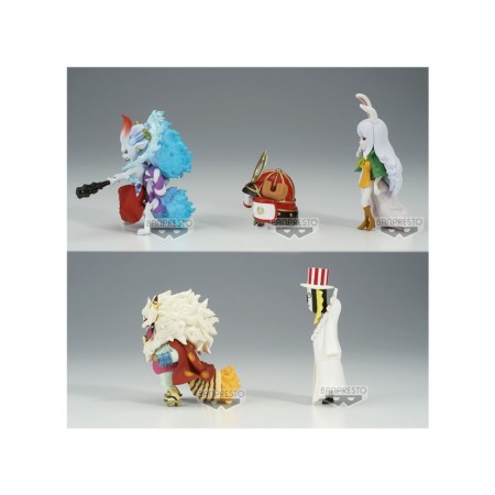 Figura banpresto one piece world collectable figure wanokuni onigashima 7 cm unidad aleatoria