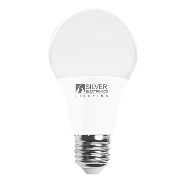 Bombilla led eco silver electronics estandar 8w48w -  e27 -  3000k -  660 lm -  220º -  luz calida -  a+