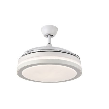 Ventilador dc esparta 72w 6120lm blanco 3 aspas desp. 107d 3 colores c - remoto+ temporizador+memoria