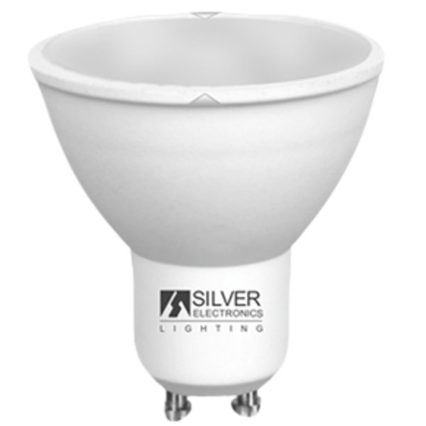 Bombilla led silver electronic eco multi led dicroica 7w44w -  gu10 -  6000k -  120º 567 lm -  luz fria -  a+