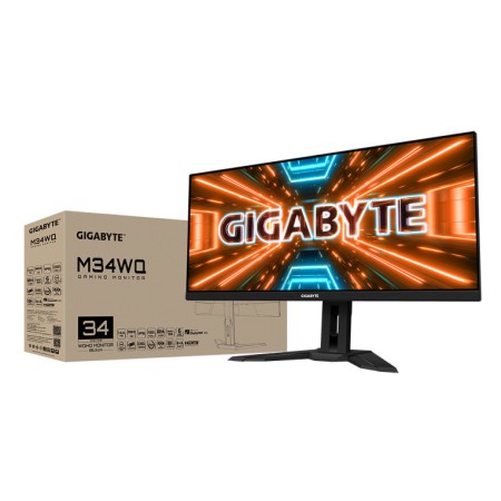Monitor gaming gigabyte m34wq - ek 34 pulgadas 3440x1440 wqhd panoramico 21:9