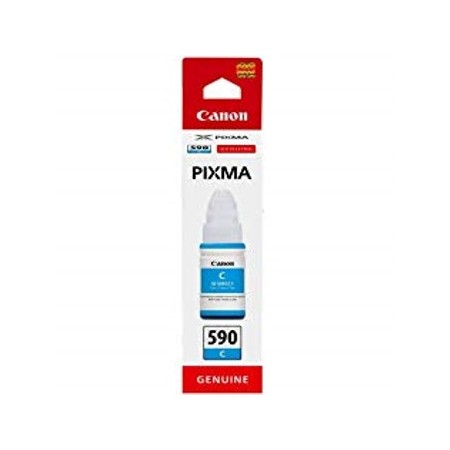 Botella tinta canon gi - 590c cian 70ml 7000 paginas