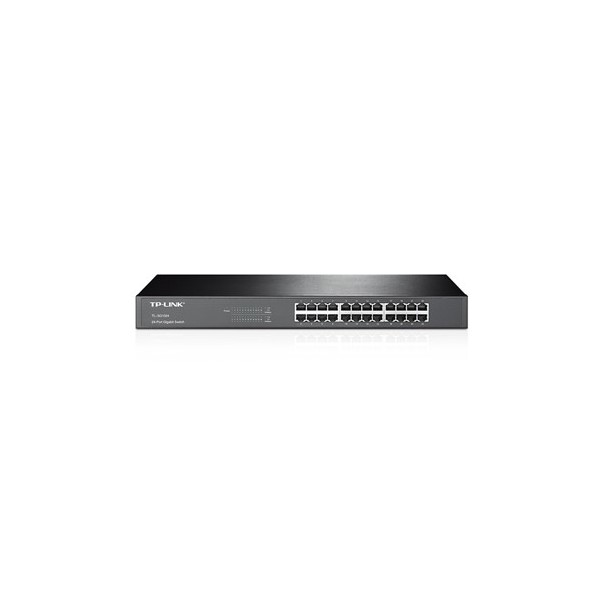 Switch 24 puertso 10 - 100 - 1000 rack 19 pulgadas 1u tp - link