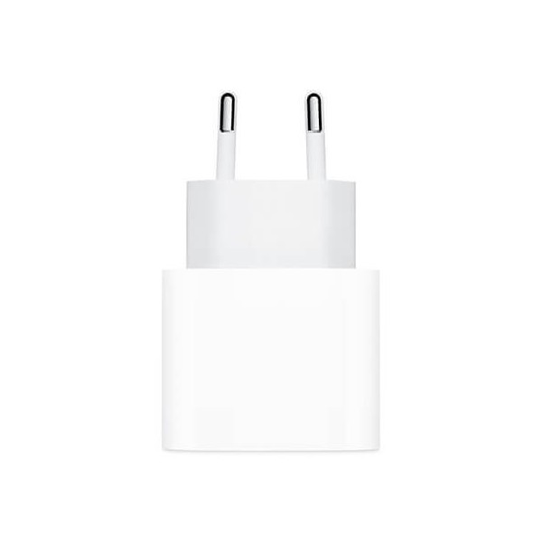 Cargador original apple 20w usb tipo c carga rapida - blanco - no incluye cable
