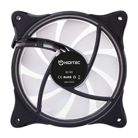 Ventilador caja gaming hiditec argb - n - 18 120mm negro