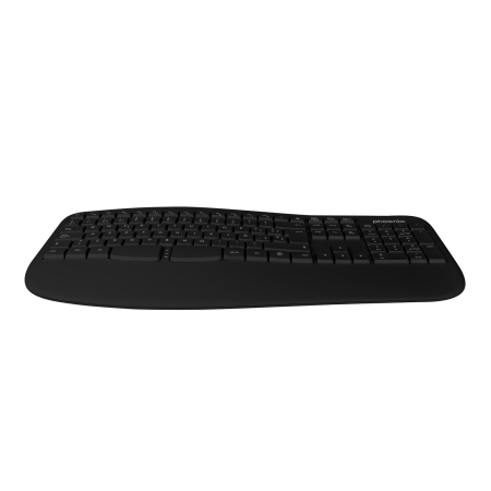 Phoenix k201 teclado ergonomico inalambrico 2.4ghz negro