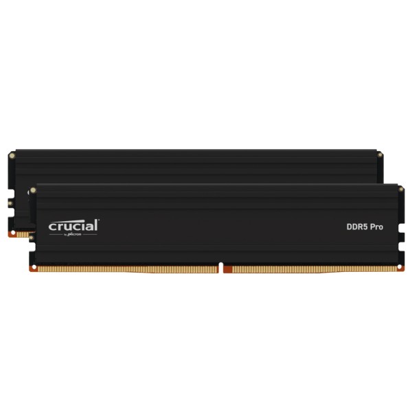 Memoria ram ddr5 32gb 2x16gb crucial pro -  dimm - 5600 mhz - pc5 44800 - cl46