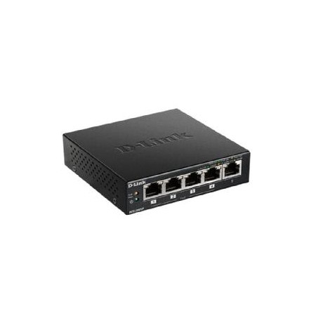 Switch 5 puertos 10 - 100 - 100 poe 60w d - link