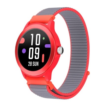 Smartwatch spc smartee duo vivo 1.27 pulgadas rojo + correa
