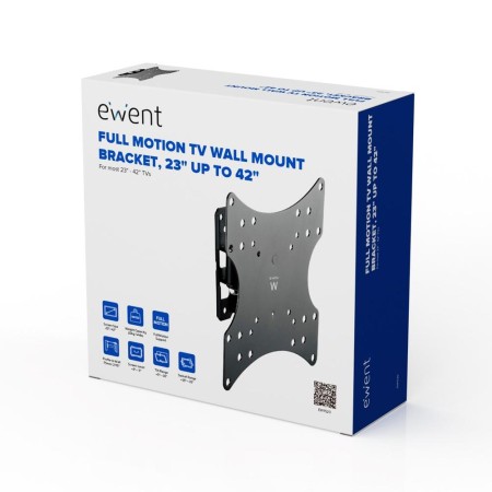 Soporte de pared ewent ew1520 para tv de 23 pulgadas - 42 pulgadas carga maxima 20kg