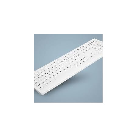 Teclado active key ak - c8100f - uvs - w - sp blanco ip68