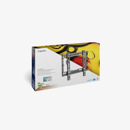 Soporte pared tv television monitor tooq lp1043f - b 23 pulgadas - 43 pulgadas carga maxima 45kg