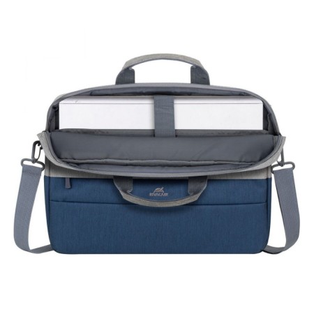 Maletin rivacase 7532 prater para portatil 15.6 pulgadas gris - azul