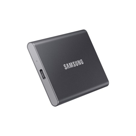 Disco duro externo ssd samsung 2tb pssd t7 nvme externo gris usb - c