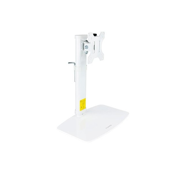 Soporte de mesa tv tooq 17 - 27 pulgadas blanco