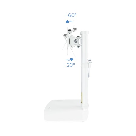 Soporte de mesa tv tooq 17 - 27 pulgadas blanco