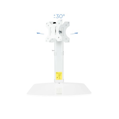 Soporte de mesa tv tooq 17 - 27 pulgadas blanco