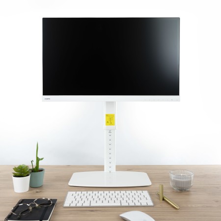Soporte de mesa tv tooq 17 - 27 pulgadas blanco