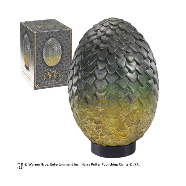 Réplica the noble collection juego de tronos huevo de dragon rhaegal 20.32 cm