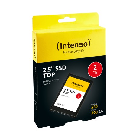 Disco duro interno solido ssd intenso top performance 2tb 2.5 pulgadas sata3