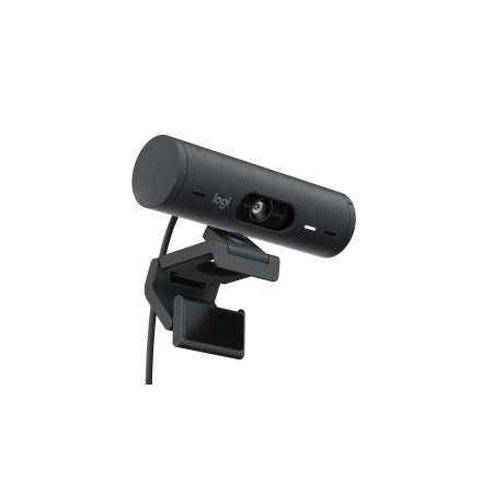 Webcam logitech brio 505 grafito full hd -  usb tipo c