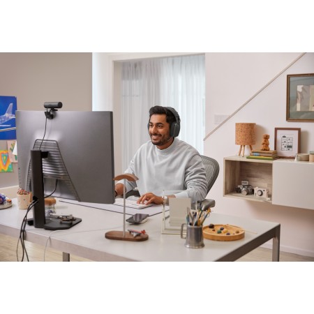 Webcam logitech brio 505 grafito full hd -  usb tipo c