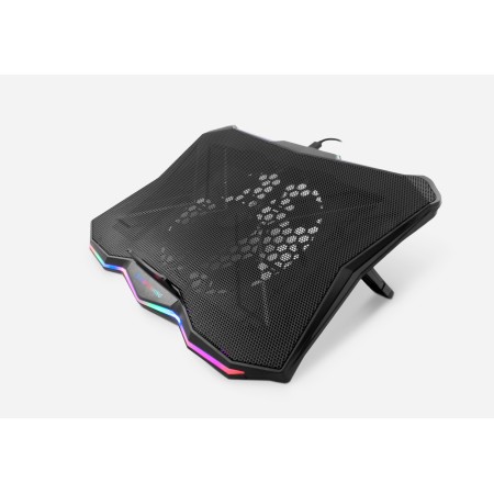 Soporte - base refrigeracion para portatil deep gaming rbw - 17 hasta 17.3 pulgadas