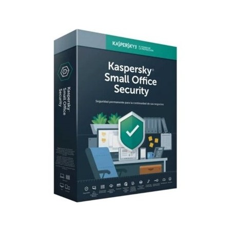 Antivirus kaspersky small office security servidor + 5 usuarios 1 año en caja