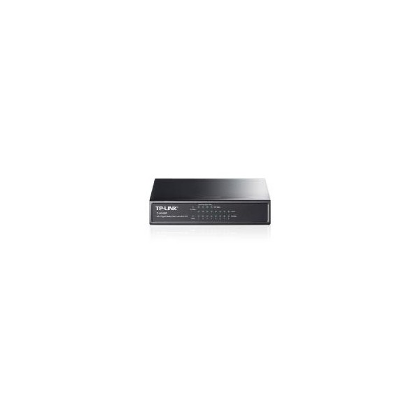 Switch 8 puertos 10 - 100mbps con 4 ptos poe tp - link