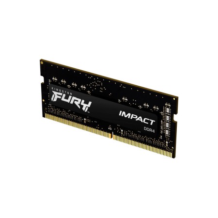 Memoria ram ddr4 32gb kingston - 3200mhz - pc4 - 25600 - fury impact - sodimm - negro - 1.2v