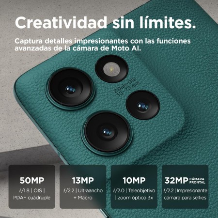 Edge 50 16 -9 cm (6.67 pulgadas) sim doble android 14 5g usb tipo c 12 gb 512 gb 5000 mah verde