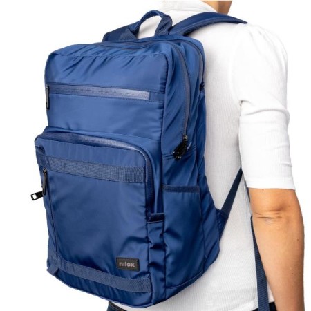 Mochila nilox urban 15.6 pulgadas azul