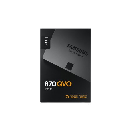 Disco duro interno solido ssd samsung mz - 77q4t0bw - 870 qvo -  4tb -  2.5 pulgadas -  sata3