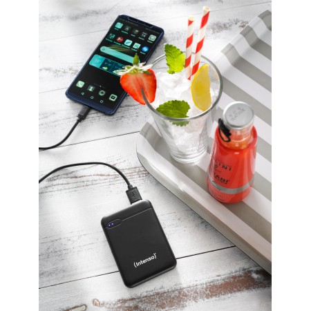 Powerbank intenso xs5000 5000mah usb tipo a usb tipo c negro
