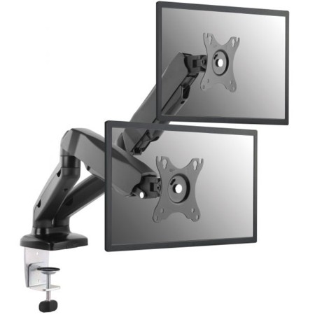 Soporte pantalla equip para mesa 13 pulgadas - 27 pulgadas 2 brazo inclinables para 2 monitor muelle de gas vesa hasta 6.5kg